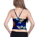 Marine Fishes Spaghetti Strap Bra Top View2