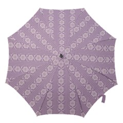 Flower Star Purple Hook Handle Umbrellas (large) by Alisyart