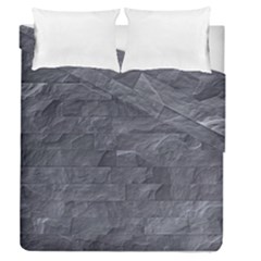 Excellent Seamless Slate Stone Floor Texture Duvet Cover Double Side (queen Size) by Amaryn4rt