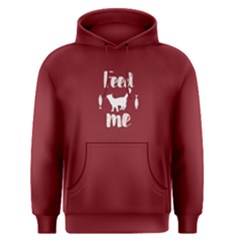 Red Feed Me Cat  Men s Pullover Hoodie by FunnySaying