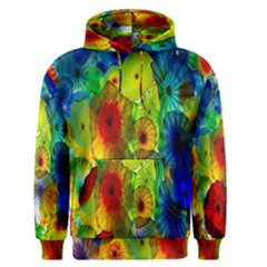 Green Jellyfish Yellow Pink Red Blue Rainbow Sea Men s Pullover Hoodie