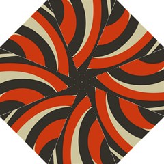 Mixing Gray Orange Circles Golf Umbrellas by Alisyart