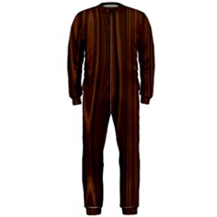 Texture Seamless Wood Brown Onepiece Jumpsuit (men)  by Alisyart