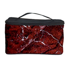 Texture Stone Red Cosmetic Storage Case by Alisyart
