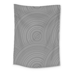Circular Brushed Metal Bump Grey Medium Tapestry