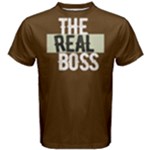 The real boss - Men s Cotton Tee