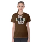The real boss - Women s Cotton Tee