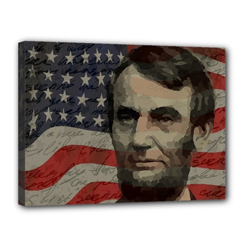 Lincoln Day  Canvas 16  X 12  by Valentinaart