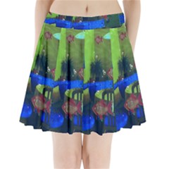Natural Habitat Pleated Mini Skirt by Valentinaart