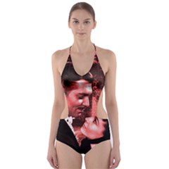 Gone With The Wind Cut-out One Piece Swimsuit by Valentinaart