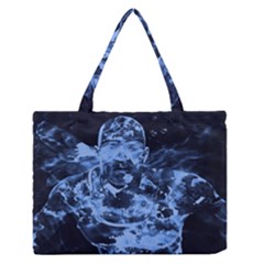 Blue Angel Medium Zipper Tote Bag by Valentinaart