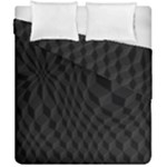 Pattern Dark Texture Background Duvet Cover Double Side (California King Size)