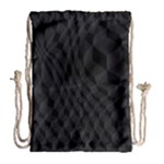 Pattern Dark Texture Background Drawstring Bag (Large)