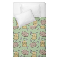 Cute Hamster Pattern Duvet Cover Double Side (single Size) by Simbadda