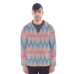 Pattern Background Texture Colorful Hooded Wind Breaker (men) by Simbadda