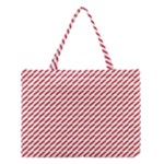 Pattern Red White Background Medium Tote Bag