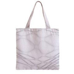 Line Stone Grey Circle Zipper Grocery Tote Bag by Alisyart