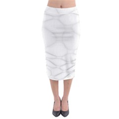 Line Stone Grey Circle Midi Pencil Skirt by Alisyart