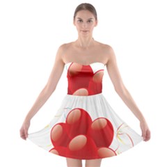 Balloon Partty Red Strapless Bra Top Dress