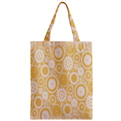 Wheels Star Gold Circle Yellow Zipper Classic Tote Bag by Alisyart