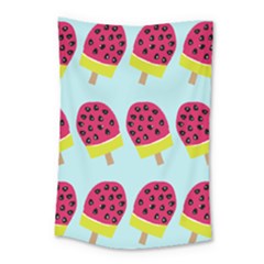 Watermelonn Red Yellow Blue Fruit Ice Small Tapestry