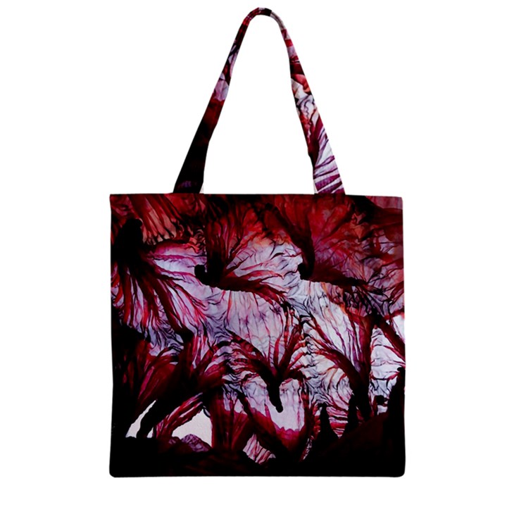 Jellyfish Ballet Wind Zipper Grocery Tote Bag