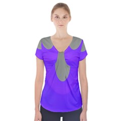 Ceiling Color Magenta Blue Lights Gray Green Purple Oculus Main Moon Light Night Wave Short Sleeve Front Detail Top by Alisyart