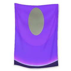 Ceiling Color Magenta Blue Lights Gray Green Purple Oculus Main Moon Light Night Wave Large Tapestry