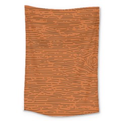 Illustration Orange Grains Line Large Tapestry