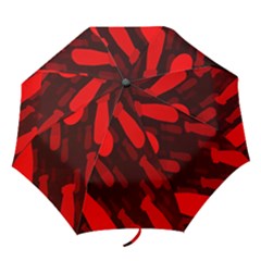 Missile Rockets Red Folding Umbrellas by Alisyart