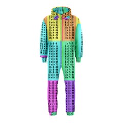 Multiplication Printable Table Color Rainbow Hooded Jumpsuit (kids) by Alisyart