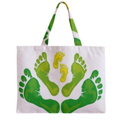 Soles Feet Green Yellow Family Zipper Mini Tote Bag by Alisyart