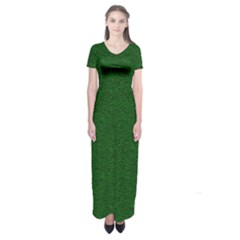 Texture Green Rush Easter Short Sleeve Maxi Dress by Simbadda
