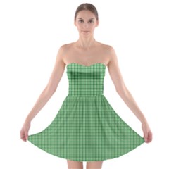 Green1 Strapless Bra Top Dress