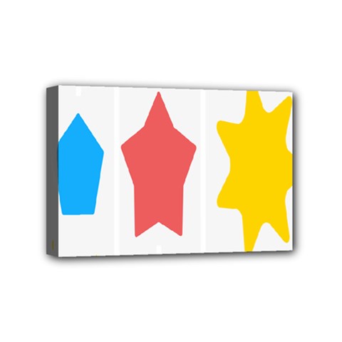Evolution Jumsoft Star Mini Canvas 6  X 4  by Alisyart