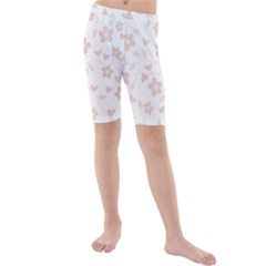 Floral Pattern Kids  Mid Length Swim Shorts by Valentinaart