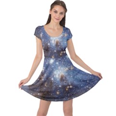 Large Magellanic Cloud Cap Sleeve Dresses by SpaceShop