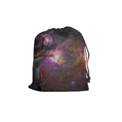 Orion Nebula Drawstring Pouches (medium)  by SpaceShop