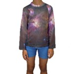 Orion Nebula Kids  Long Sleeve Swimwear