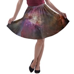 Orion Nebula A-line Skater Skirt by SpaceShop