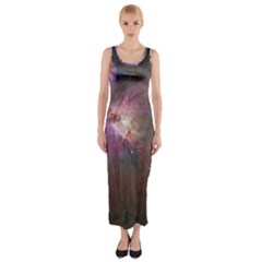Orion Nebula Fitted Maxi Dress by SpaceShop