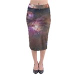 Orion Nebula Midi Pencil Skirt