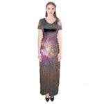 Orion Nebula Short Sleeve Maxi Dress