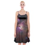 Orion Nebula Spaghetti Strap Velvet Dress