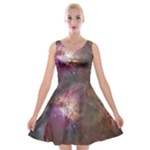 Orion Nebula Velvet Skater Dress