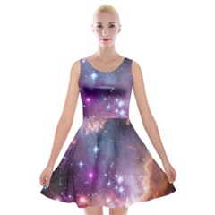 Small Magellanic Cloud Velvet Skater Dress by SpaceShop