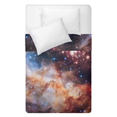 Celestial Fireworks Duvet Cover Double Side (single Size) by SpaceShop