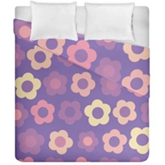 Floral Pattern Duvet Cover Double Side (california King Size) by Valentinaart