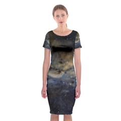 Propeller Nebula Classic Short Sleeve Midi Dress by SpaceShop