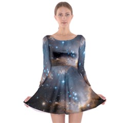 New Stars Long Sleeve Skater Dress by SpaceShop